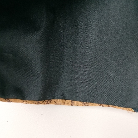 Chico's Super Unique Quilted Mixed Fabric Embroidered Waist Coat Sz. 1 (Lg) - Picture 6 of 14